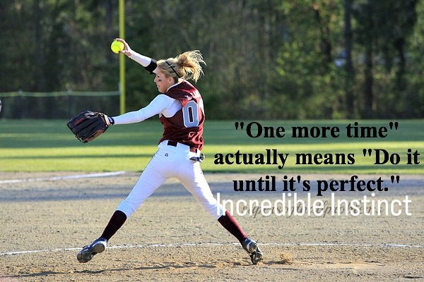 Making It Perfect In Softball meme.